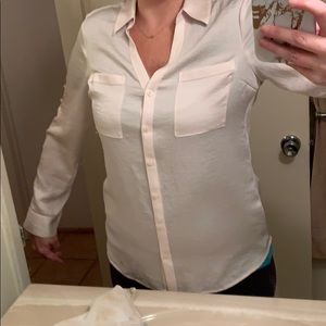 Express Portofino slim fit blouse